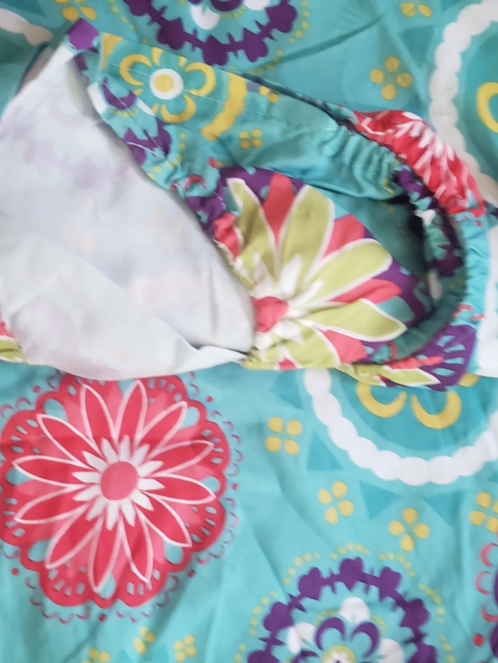 Disney Elena of Avalor Hot Pink and Turquoise Floral Throw